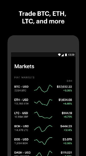 Coinbase交易终端