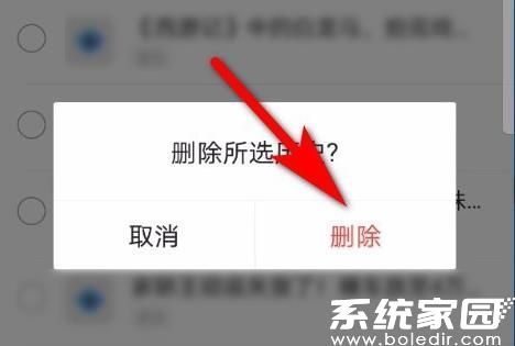 QQ浏览器记录选择界面展示