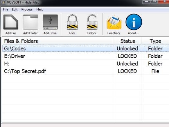 VovSoft Hide Files(u6587u4ef6u52a0u5bc6u5de5u5177) 