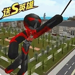 火柴人蜘蛛侠绳索英雄自由探索v1.3 无限钻石版