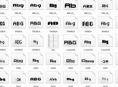 字体效果展示